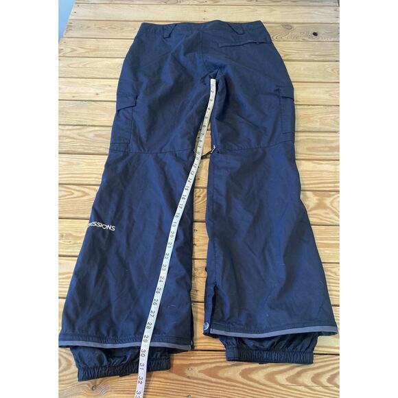Sessions Cargo Winter 5k Waterproof Snow Pants Size Large Women’s Black - Picture 9 of 10
